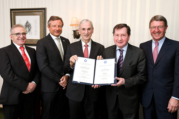 Verleihung Ehrensenatorwürde an <br />S.E. Botschafter Wladimir M. Grinin <br />Dienstag, 09.01.2018 Verleihung Ehrensenatorwürde an <br />S.E. Botschafter Wladimir M. Grinin <br />Dienstag, 09.01.2018